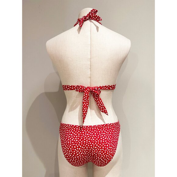 Victoria's Secret Bikini Swimsuit Set Womens Size S Red with White Stars… - Picture 3 of 8